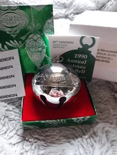 NOS 1990 WALLACE SILVER PLATE SLEIGH BELL