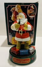 Vintage 1993 Coca-Cola Santa Claus Mechanical Bank Christmas Collectible