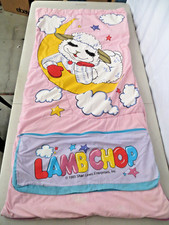 Vintage 1993 Childs LAMB CHOP Sleeping Bag Zi...