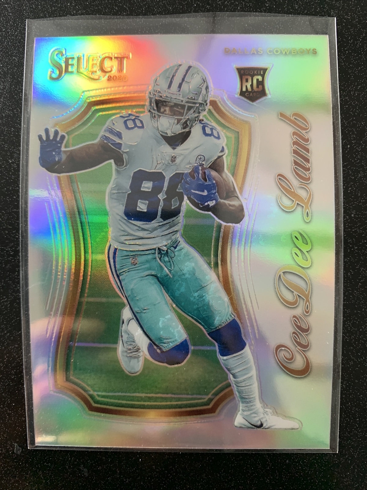 2020 CeeDee LAMB Panini Select Rookie Silver Select Certified #SCR-7 Cowboys