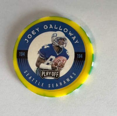 1997 Playoff First & Ten - Chip Shot Joey Galloway #194 Yellow for
