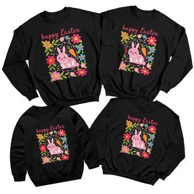 Kinder Hase Frohe Ostern Sweatshirt Pullover Festival Urlaub passendes Outfit #ED