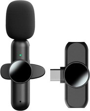 Mini Wireless Lavalier Microphone Mic Phone For iPhone Type C Recording Vlog New