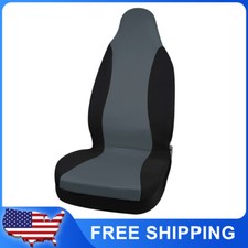 Universal Seat Cover Bucket Protector Gray Black For Automotive Suv
