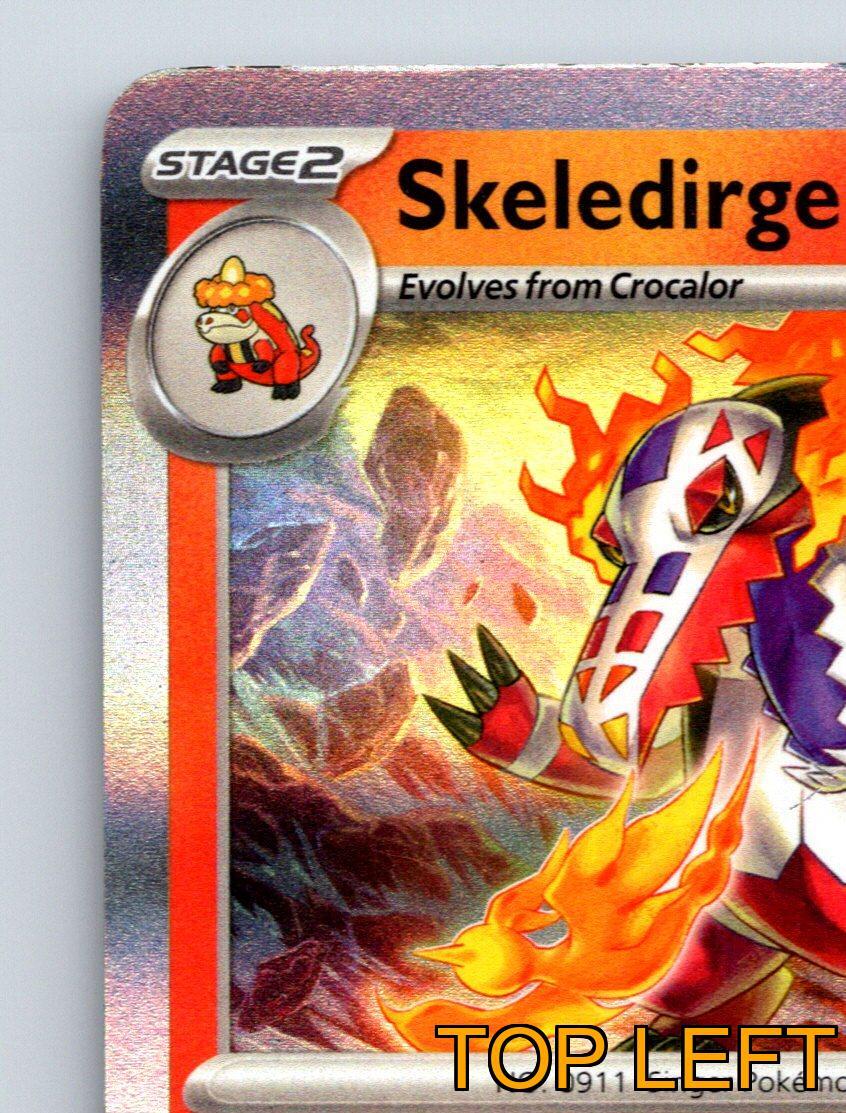 Stage 2 Skeledirge HP 180 Blazing Shout Attack Star Rarity Red