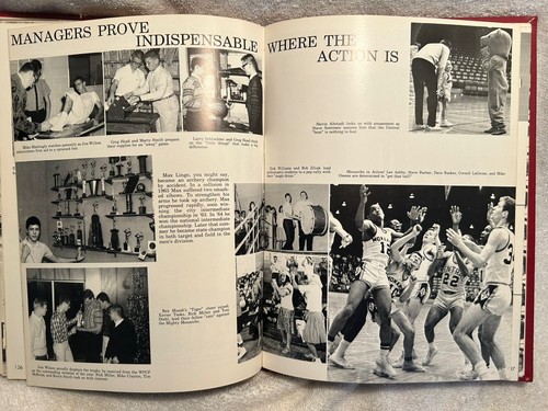 1966 Yearbook Rex Mundi High School Evansville IN Great Photos With Signatures - Picture 7 of 7