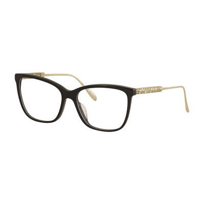 Chopard VCH254 0700 54 Damen Brille Brillenfassung Brillengestell Schwarz Gold