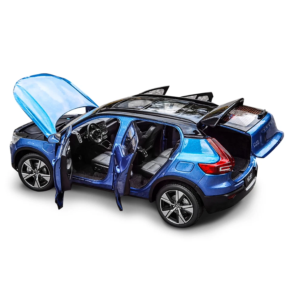 1:18 Paudi Scale Volvo XC40 2022 Diecast Model Car Toy Gift Collection Door Open - Image 3 of 4