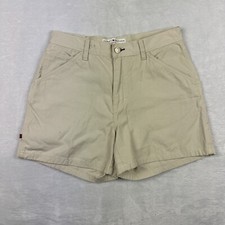 Tommy Hilfiger Shorts Womens 8 Ivory 100 Cotton Carpenter Chino Comfort Cool