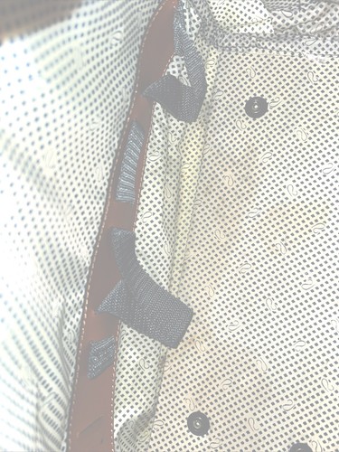 Ricardo Beverly Hills Essentials Organizer Gray Wool With Leather Accents - Picture 9 of 10