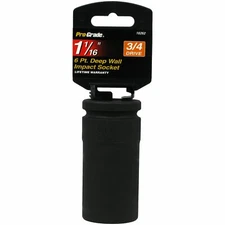 Pro-Grade 16262 3/4-Inch Drive 6 Point Deep Wall 1-1/16-Inch Impact Socket