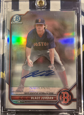 Blaze Jordan SP 2022 bowman chrome #NSCCP-BJ Autograph #