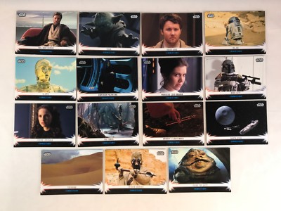 STAR WARS JEDI LEGACY (Topps 2013) Complete 90 Card Set w/ 33