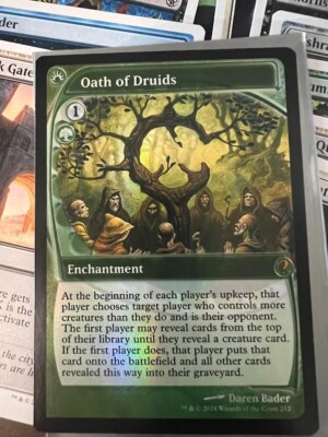 Mystery Booster 2 ドルイドの誓い Foil mtg Oath of Druids Future Sight Border FOIL Mystery Booster 2 MINT | eBay