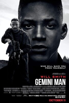 GEMINI MAN MOVIE POSTER 2 Sided ORIGINAL FINAL RATED 27x40 WILL SMITH CLIVE OWEN