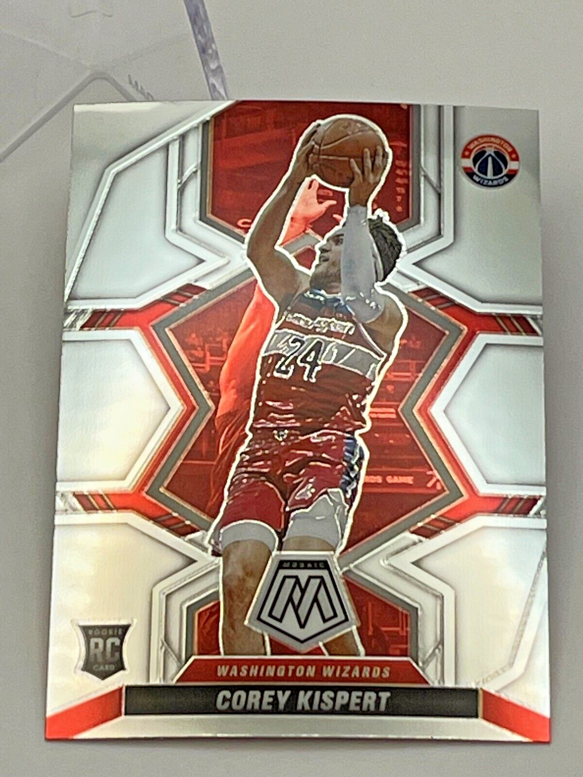 2021-22 Panini Mosaic Basketball RC #213 Corey Kispert Washington Wizards