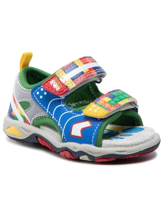 Primigi 74505 Sandals Kids EU 20 Multi Colorblock Vamp Straps Comfort KHD553 - Image 2 of 4