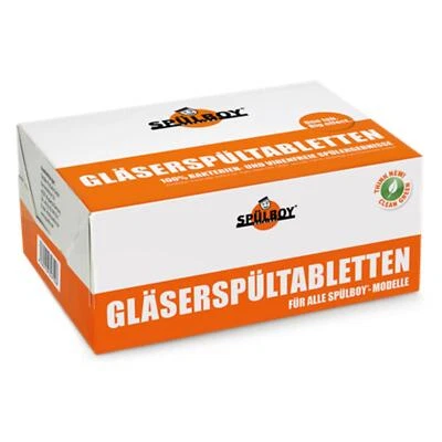 Spülboy Classic Gläserspültabletten, 750 g Box, 48 Stück für 192 Füllungen