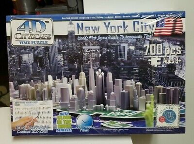 4D New York City Skyline Time Puzzle