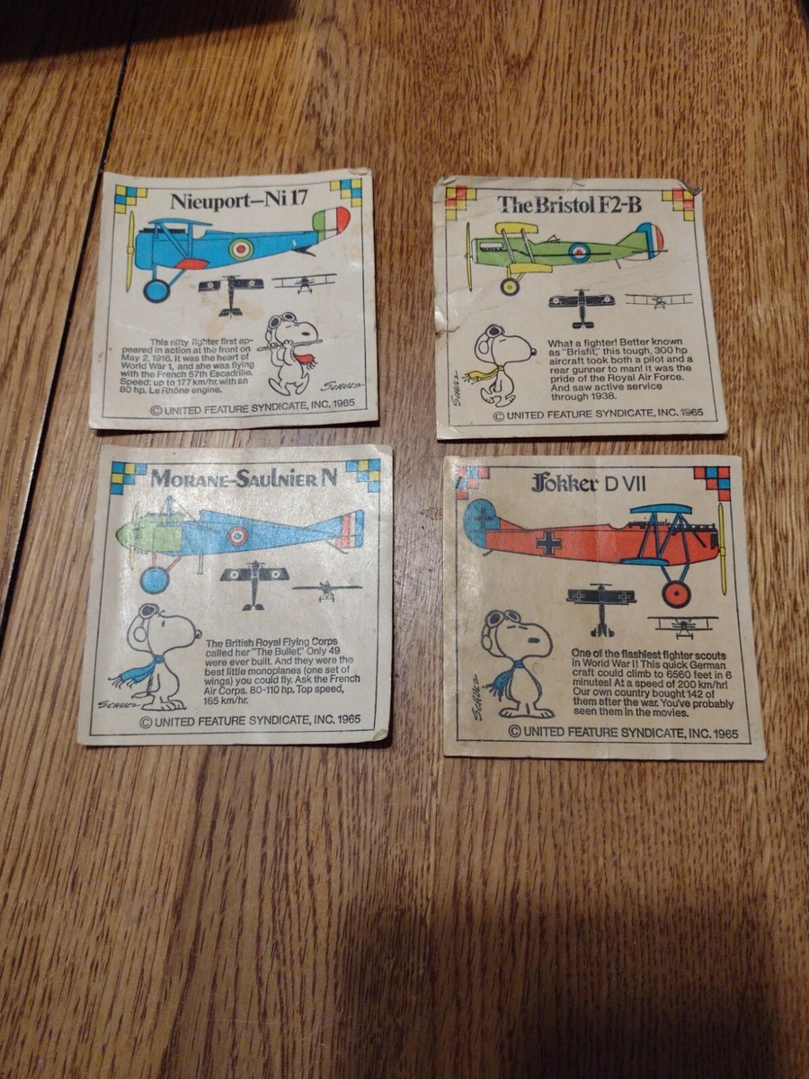 パブミラー・スヌーピー 飛行機デザイン 1965年 RARE 1965 SNOOPY AIRPLANE STICKERS Q1 | eBay