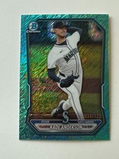 Kade Anderson 2026 Bowman Chrome #BCP-19 Aqua Shimmer Refractor Prospects 34/125