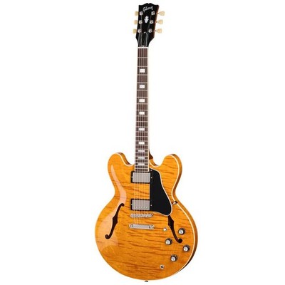 E-Gitarre Gibson ES-335 Figured Honey Amber E Gitarre NEU