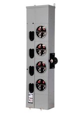 Siemens WMM51125 PowerMod 5-Position 125A Meter Stack 120/240V 4-Jaw NEMA 3R