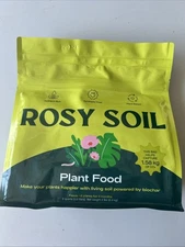 New Rosy Soil Plant Food All-Purpose Organic Nutrient-Rich Fertilizer - 2qt