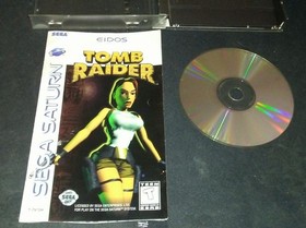 Tomb Raider for Sega Saturn (1996) - CD is in perfect shape - reg card missing