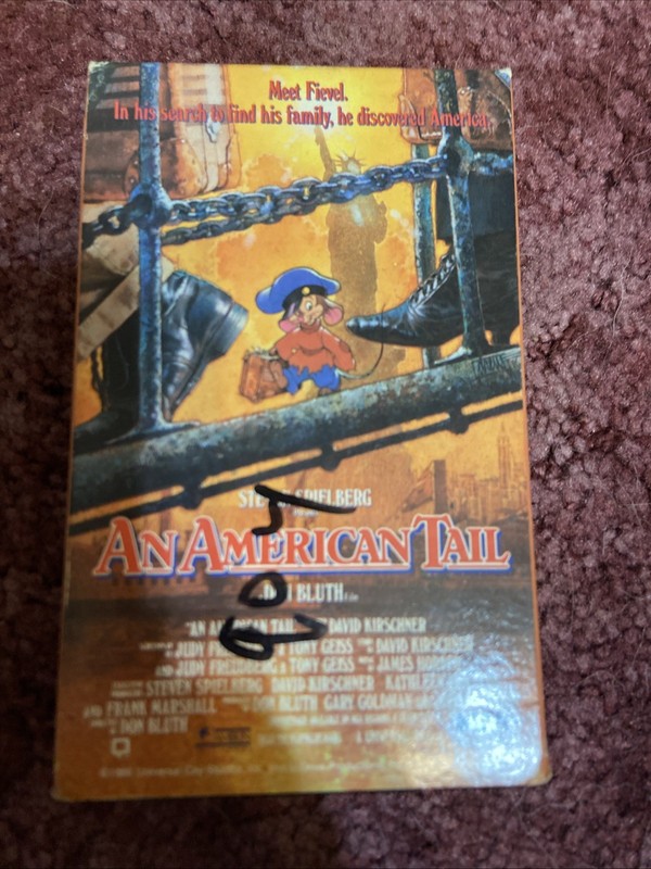 An American Tail Beta Betamax Movie Steven Spielberg MCA Home Video 
