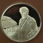 STERLING SILVER ROUND .925  - THE FRANKLIN MINT - THE MEDALLIC YEARBOOK 1974