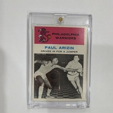 Fleer 1961-62 Paul Arizin #45 Philadelphia Warriors Basketball NBA Card