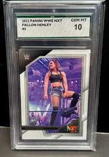 Fallon Henley 2022 Panini WWE NXT Rookie RC Wrestling #3 Graded SPA 10 GEM MT