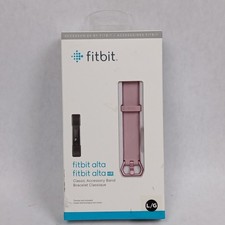 Genuine Fitbit Alta & Alta HR Classic Accessory Band Pink Size L/G New Large
