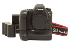 Canon EOS 6D Mark II DSLR Camera Body, BG-E21 Grip, 3 Batt 17,244 Shots 51280