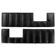 Door Panel Inserts Vinyl Black Pair Chevrolet C10 1981-1987