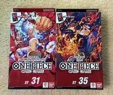 2x One Piece TCG - Monkey D. Luffy  Sabo Starter Decks ST31 ST35 ENG - Sealed