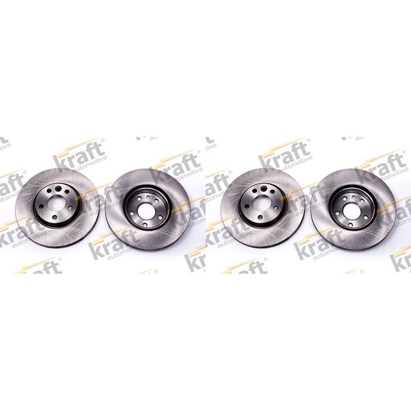 2X Kraft Bremsscheiben 300Mm BelÜFtet Vorne Passend FüR Ford Galaxy S-MAX Land R-image