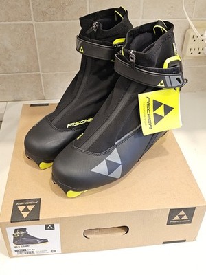 FISCHER RC5 COMBI XC SKI BOOTS. NEW. MEN'S EU44, US 10.5.