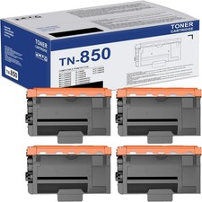 TN-850 TN850 High Yield Toner Cartridges 4 Pack, TN850 Black Toner Replacement