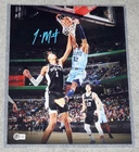 JA MORANT Signed Memphis "WEMBY DUNK" Basketball 11x14 Photo + Beckett COA 3157