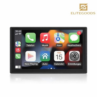 7 Zoll Carplay Monitor | Auto Bildschirm | Android Auto | Bluetooth 