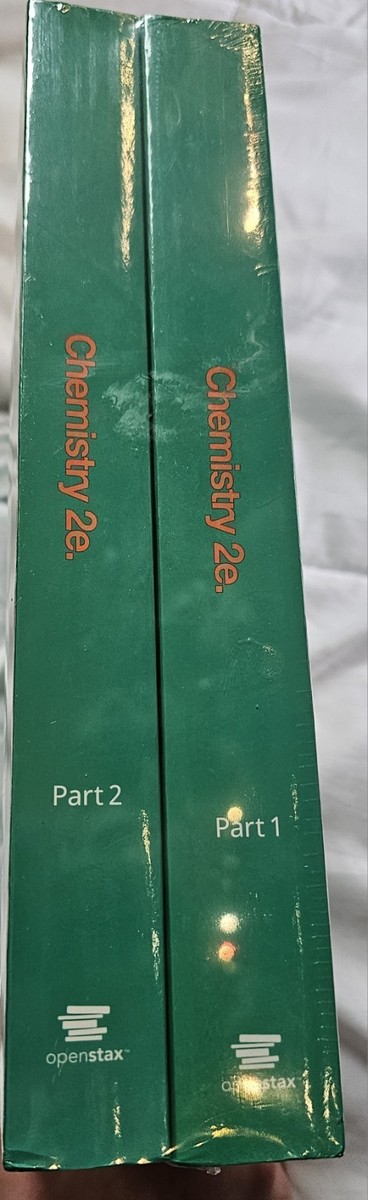 Chemistry 2e ISBN 9781593995782 by OpenStax 2 Volumes for sale