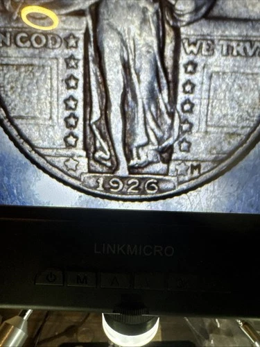 1926 Standing Liberty Quarter Dollar Silver 25 Cent, ACTUAL COIN SHOWN IN PHOTOS