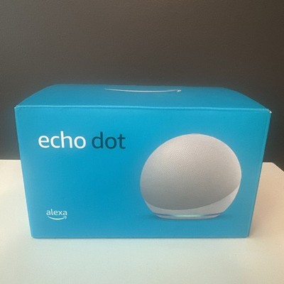 Amazon Echo Dot (4th Gen, 2020 Release) Smart Speaker with Alexa (Glacier White)
