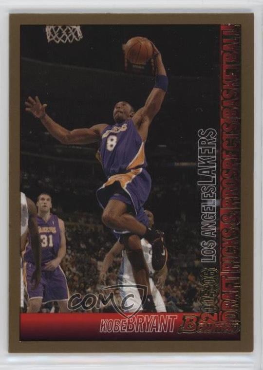 2005-06 Bowman Draft Gold Kobe Bryant #69 HOF