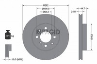 2X Bremsscheibe Pagid 51119NC FüR Honda Civic 6 Fastback Ma Mb Aerodeck Mc Ej Ek