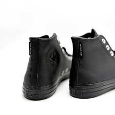 Cold Fusion Converse Botas Negras Piel Las Mejores Ofertas En