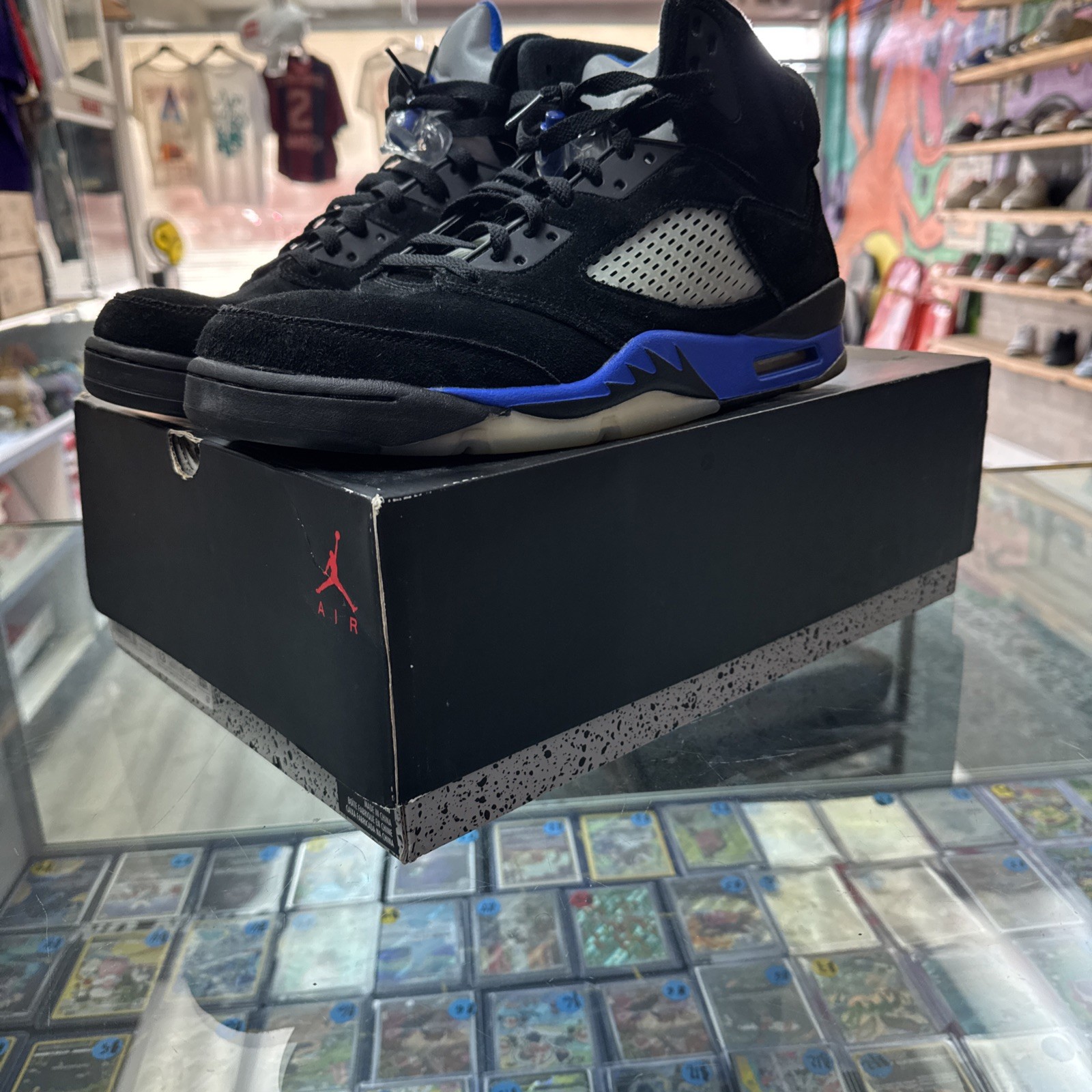 Size 13 - Jordan 5 Retro Mid Racer Blue thumbnail 7