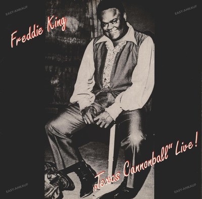 Freddie King - Texas Cannonball - Live EU LP 1990 (VG+) '